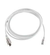 Patch Cord TERA Cat6A 1/10G Ethernet de 4 pares y conector modular LS0H Color Marfil 20m T4A-S20M-B02L - Código: T4A-S20M-B02L | Compra en Guadalajara
