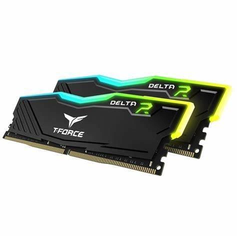 MEMORIA RAM DIMM TEAMGROUP TFORCE DELTA RGB 16GB 8GBx2 DDR4 3200MHZ 25600 NEGR TF3D416G3200HC16CDC01 - Código: TF3D416G3200HC16CDC01 | Compra en Guadalajara