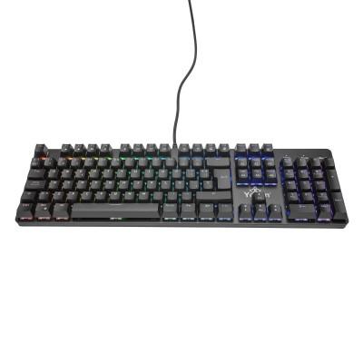 TECLADO GAMER YEYIAN KUSARI  MECANIC SW AZUL C REPOSA MUNECAS - Código: YKM-ERGB-02 | Compra en Guadalajara