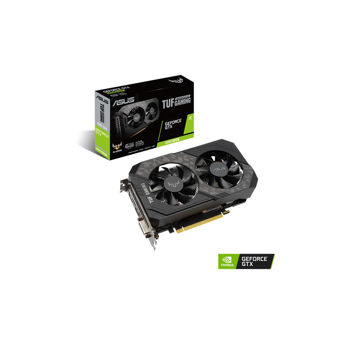 OB TARJETA DE VIDEO ASUS TUF-GTX1660S-6G-GAMING 6GB/GDDR6/HDMI 20 - Código: TUF-GTX1660S-6G-GAMING | Compra en Guadalajara