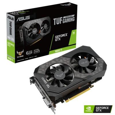 Asus TufGtx1660Ti6GEvoGaming  Tarjeta Grfica  Gf Gtx 1660 Ti  6 Gb Gddr6  Pcie 30  Dvi 2 X Hdmi Displayport - TUF-GTX1660TI-6G-EVO-GAMING