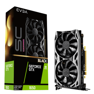GPU EVGA GEFORCE GTX 1650 SC ULTRA BLACK 4GB GDDR6 04G-P4-1255-KR - Código: 04G-P4-1255-KR | Compra en Guadalajara