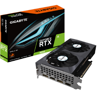 GPU GIGABYTE GEFORCE RTX 3050 EAGLE 8G GDDR6 GV-N3050EAGLE-8GD - GV-N3050EAGLE-8GD