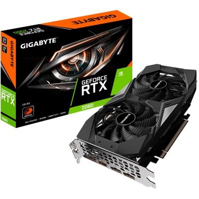 Tarjeta de Video GIGABYTE GV-N2060D6-6GD REV2.0, NVIDIA, RTX 2060, 6 GB, GDDR6 GV-N2060D6-6GD REV2.0 GV-N2060D6-6GD REV2.0EAN UPC  - GV-N2060D6-6GD REV2.0