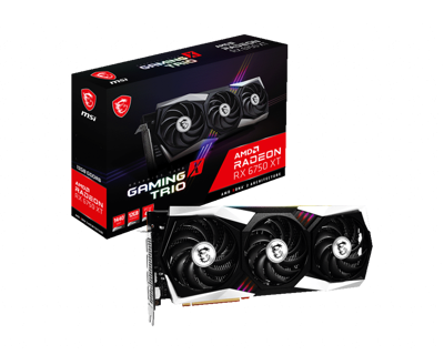 GPU MSI RADEON RX 6750 XT GAMING X TRIO 12GB GDDR6 RADEON RX 6750 XT GAMING X TRIO 12G - Código: RADEON RX 6750 XT GAMING X TRIO 12G | Compra en Guadalajara