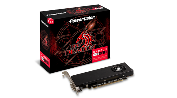 GPU POWER COLOR RED DRAGON RX 550 LOW PROFILE 4GB GDDR5 AXRX 550 4GBD5-HLE - Código: AXRX 550 4GBD5-HLE | Compra en Guadalajara