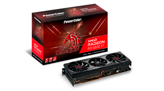 GPU POWER COLOR RADEON RED DRAGON RX 6800XT 16GB GDDR6 OC AXRX 6800XT 16GBD6-3DHR/OC - Código: AXRX 6800XT 16GBD6-3DHR/OC | Compra en Guadalajara