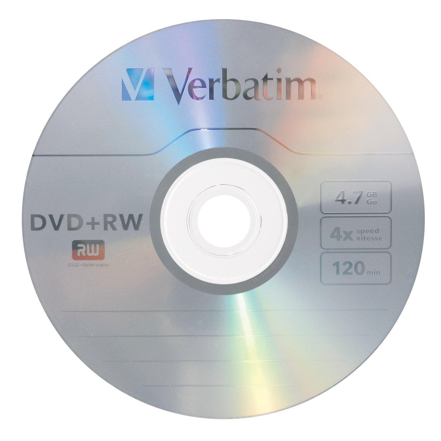 DVDRW VERBATIM 4X 4.7GB DL BRANDED SINGLEJEWEL CASE VERBAT VB94520 - Código: VB94520 | Compra en Guadalajara
