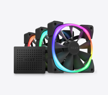KIT 3 VENTILADORES NZXT AER RGB 2 120MM NEGRO HF-2812C-TB - Código: HF-2812C-TB | Compra en Guadalajara