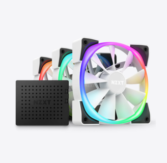 KIT 3 VENTILADORES NZXT AER RGB 2 120MM BLANCO HF-2812C-TW - Código: HF-2812C-TW | Compra en Guadalajara