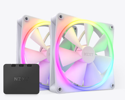 KIT 2 VENTILADORES NZXT F140 140MM BLANCO RGB RF-R14DF-W1 - Código: RF-R14DF-W1 | Compra en Guadalajara