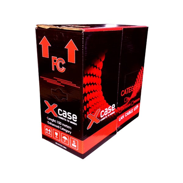 CABLE XCASE DE RED UTP 100M BLANCO CAT5E .40MM C10018BLAN - Código: C10018BLAN | Compra en Guadalajara