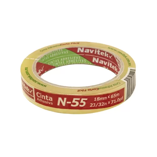 CINTA Adhesiva NAVITEK N55 CORTE FACIL 18X65 mm 80551806500 PZAS/ CAJA 96 Piezas por caja - Código: 8055-18065-00 | Compra en Guadalajara