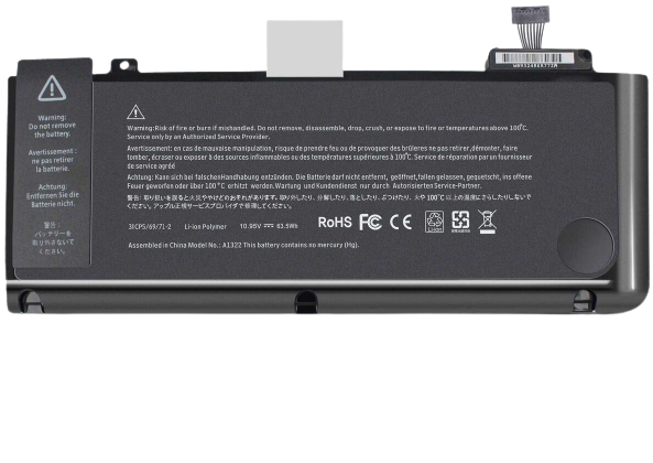AP1011O APPLE ORIGINAL BATTERY 1095V 3CELL 5800MAH 635WH VERSION 2009 - Código: AP1011-O | Compra en Guadalajara