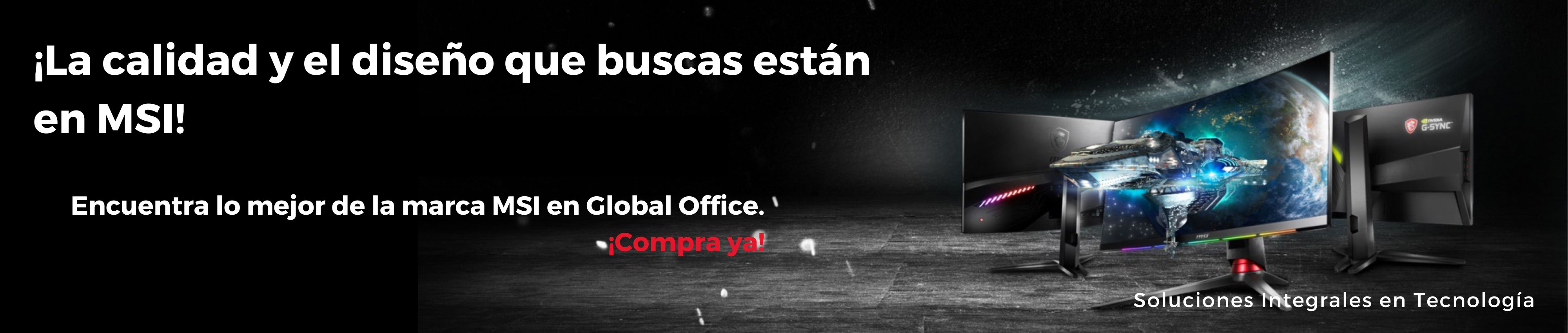 Compra laptops, impresoras, cámaras de seguridad y más en Global Office. Ofrecemos productos de tecnología, línea blanca, y sistemas CCTV con envío en todo México.